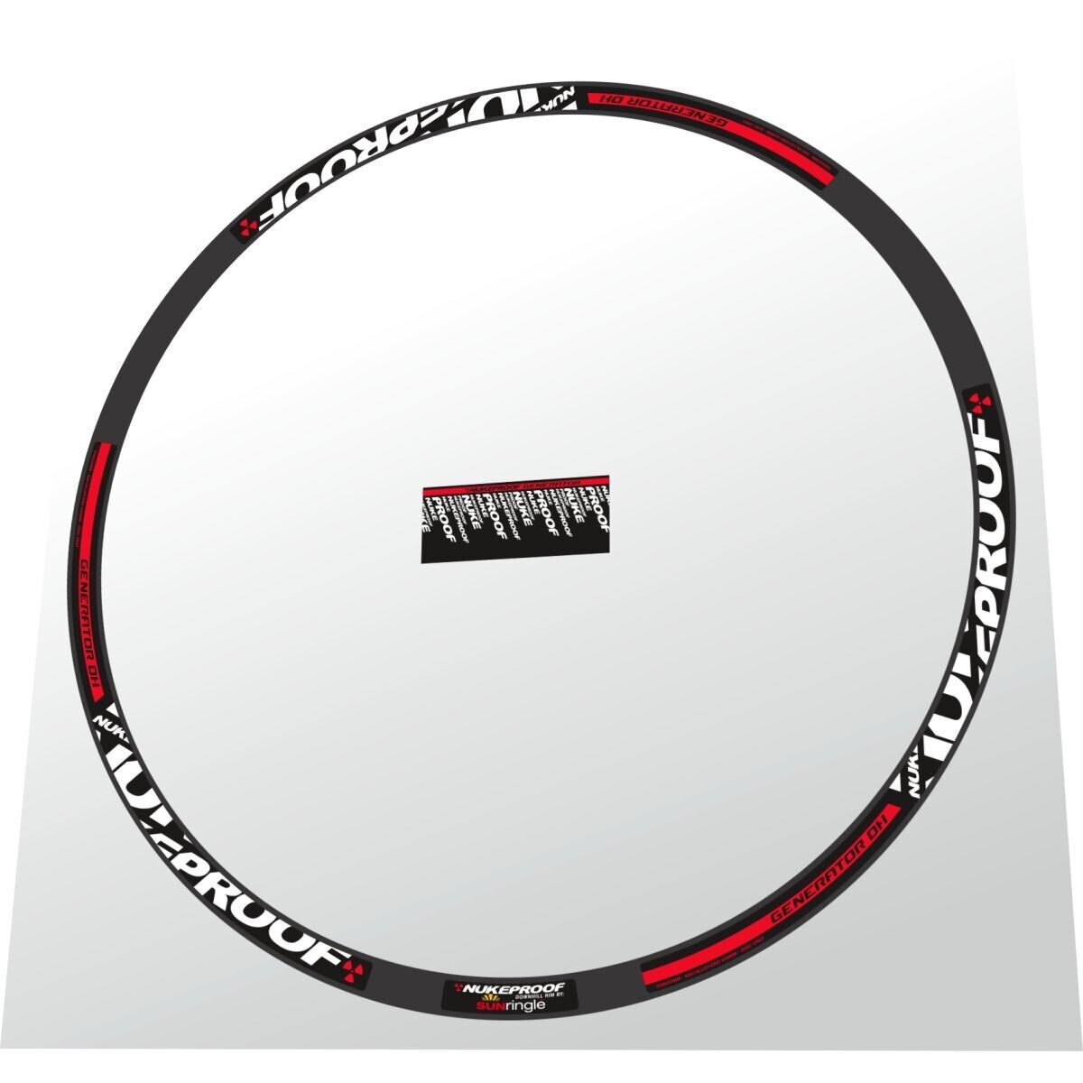 NUKEPROOF Generator (2013) DH Rim Decal Set