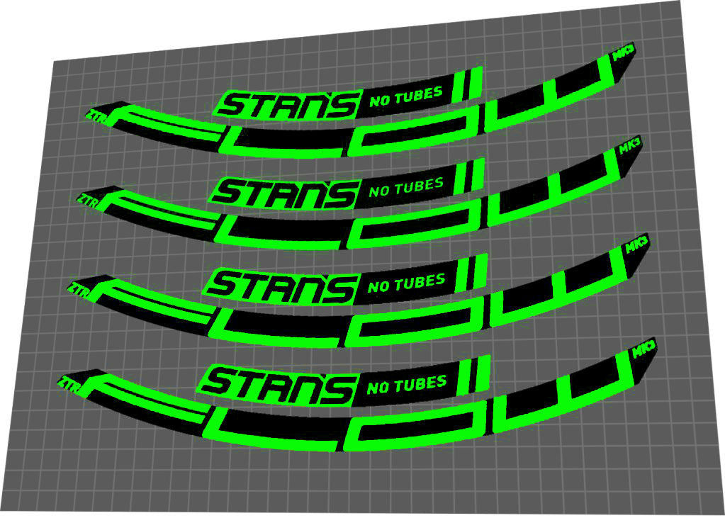 STAN'S NOTUBES ZTR Flow MK3 Rim Decal Set