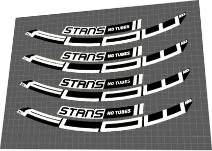 STAN'S NOTUBES ZTR Flow MK3 Rim Decal Set