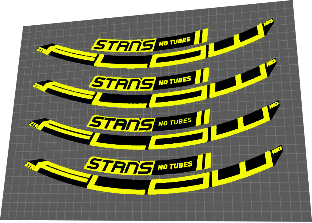 STAN'S NOTUBES ZTR Flow MK3 Rim Decal Set