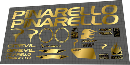 PINARELLO Grevil (2023) F Frame Decal Set - Bike Decal Replace