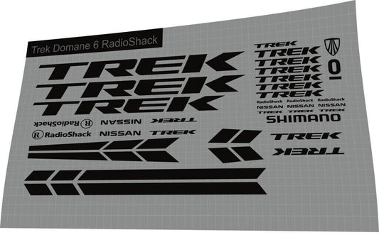 TREK Domane (2014) 6 Team RadioShack Frame Decal Set - Bike Decal Replace