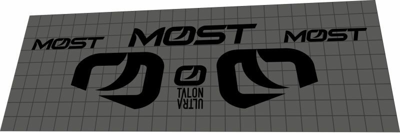 MOST Talon Ultra Handlebar Decal Set | Bike Decal Replace