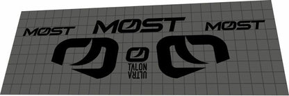 MOST Talon Ultra Handlebar Decal Set