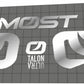 MOST Talon Ultra Handlebar Decal Set