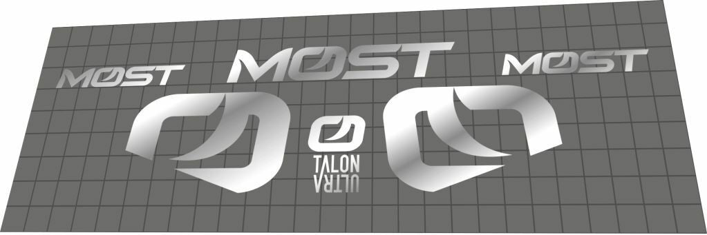 MOST Talon Ultra Handlebar Decal Set