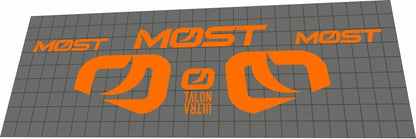 MOST Talon Ultra Handlebar Decal Set - Bike Decal Replace