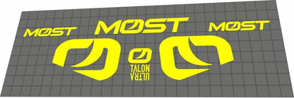 MOST Talon Ultra Handlebar Decal Set - Bike Decal Replace