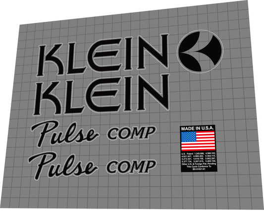 KLEIN Pulse (1996-1998) Comp Frame Decal Set - Bike Decal Replace