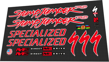 SPECIALIZED Stumpjumper (1996) M2 FS Frame Decal Set - Bike Decal Replace