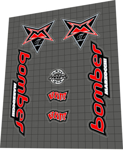 MARZOCCHI Bomber (1998) BAM Z1 Fork Decal Set - Bike Decal Replace