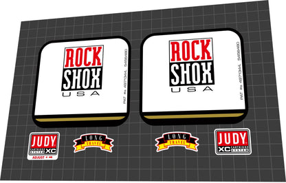 ROCKSHOX Judy (1998) XC Fork Decal Set - Bike Decal Replace