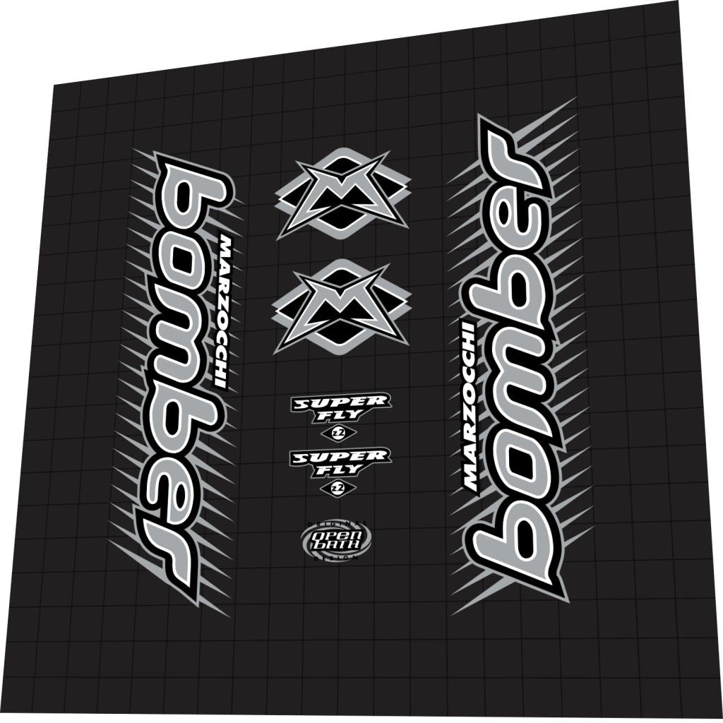 MARZOCCHI Bomber (1999) SuperFly Z2 Fork Decal Set - Bike Decal Replace