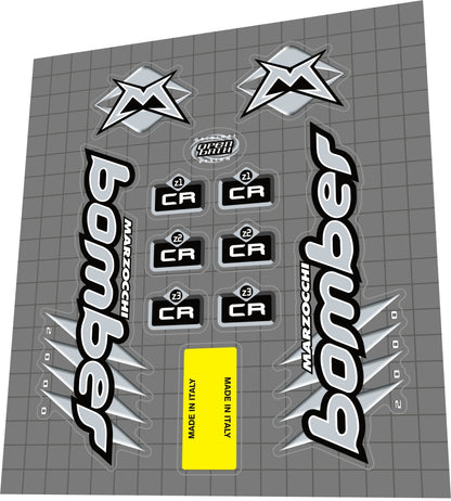 MARZOCCHI Bomber (2000) CR Z1-Z3 Fork Decal Set - Bike Decal Replace