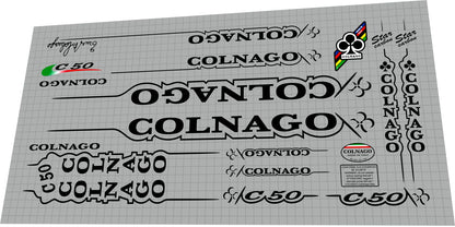 COLNAGO C50 (2005) Frame Decal Set - Bike Decal Replace
