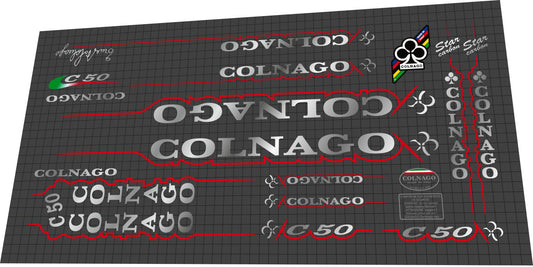 COLNAGO C50 (2005) Frame Decal Set - Bike Decal Replace