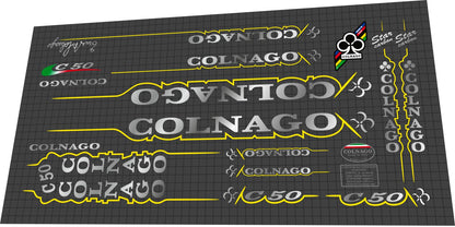 COLNAGO C50 (2005) Frame Decal Set - Bike Decal Replace