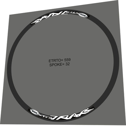 MAVIC Deetraks (2008) Rim Decal Set - Bike Decal Replace