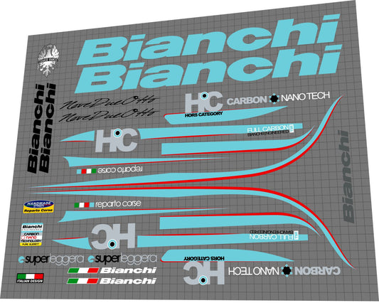 BIANCHI 928 (2010) Frame Decal Set - Bike Decal Replace