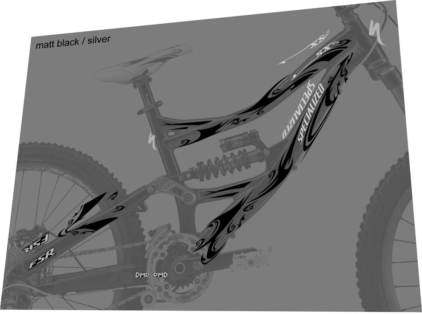 SPECIALIZED SX (2010) Trail Frame Decal Set