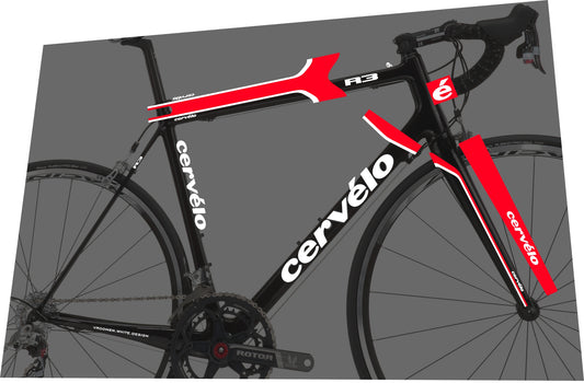CERVELO R3 (2011-2012) Frame Decal Set - Bike Decal Replace