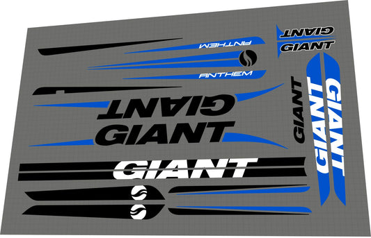 GIANT Anthem (2011) X 29 Frame Decal Set - Bike Decal Replace