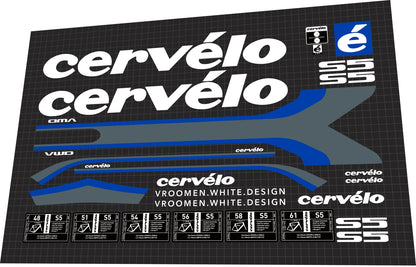 CERVELO S5 (2012) Frame Decal Set - Bike Decal Replace