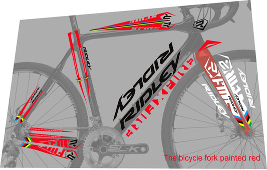 RIDLEY X-Fire (2012) Frame Decal Set - Bike Decal Replace