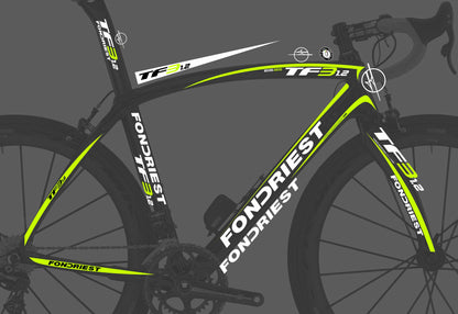 FONDRIEST TF3 1.2 (2013-2017) Frame Decal Set - Bike Decal Replace