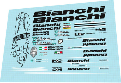 BIANCHI Oltre (2013) XR Frame Decal Set - Bike Decal Replace
