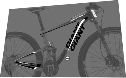 GIANT Anthem (2013-2014) X Advanced 29 Frame Decal Set - Bike Decal Replace