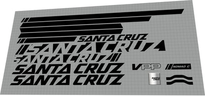 SANTA CRUZ Nomad 3 (2014-2016) Frame Decal Set - Bike Decal Replace