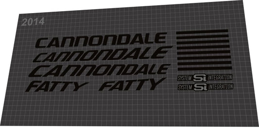 CANNONDALE Bad Boy (2014) Frame Decal Set - Bike Decal Replace