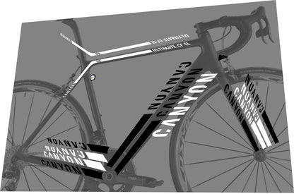 CANYON Ultimate (2014) CF SL 9.0 Frame Decal Set - Bike Decal Replace