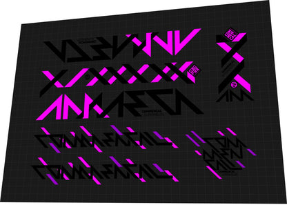 COMMENCAL Meta (2014) AM 650B Frame Decal Set - Bike Decal Replace