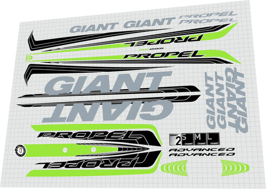 GIANT Propel (2014) Advanced Frame Decal Set - Bike Decal Replace