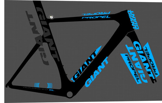 GIANT Propel (2014) Advanced SL LTD Frame Decal Set - Bike Decal Replace