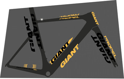 GIANT Propel (2013-2014) Advanced SL Frame Decal Set - Bike Decal Replace