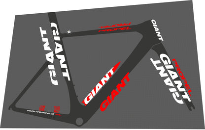 GIANT Propel (2013-2014) Advanced SL Frame Decal Set - Bike Decal Replace