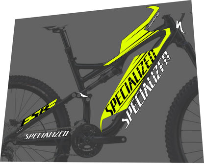 SPECIALIZED Stumpjumper (2014-2015) FSR Comp Evo Frame Decal Set - Bike Decal Replace