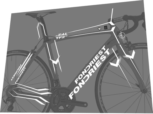 FONDRIEST TF2 1.5 (2015-2017) Frame Decal Set - Bike Decal Replace
