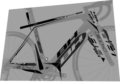 BH G6 Pro (2015) Frame Decal Set - Bike Decal Replace