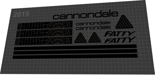 CANNONDALE Bad Boy (2015) Frame Decal Set - Bike Decal Replace