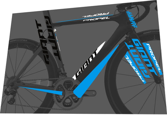GIANT Propel (2015-2016) Advanced SL Frame Decal Set - Bike Decal Replace
