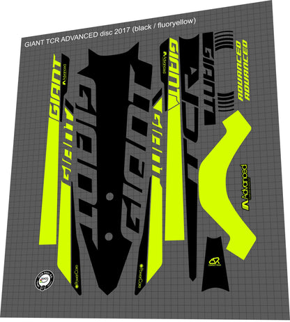 GIANT TCR (2016-2019) Advanced Pro Frame Decal Set - Bike Decal Replace