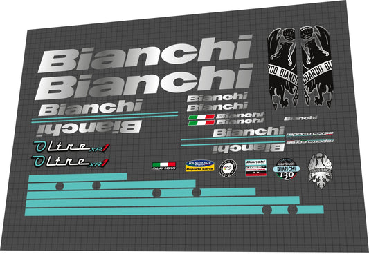 BIANCHI Oltre (2016) XR1 Frame Decal Set - Bike Decal Replace