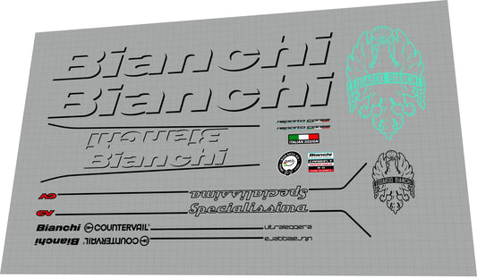 BIANCHI Specialissima (2016) Frame Decal Set - Bike Decal Replace