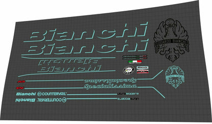 BIANCHI Specialissima (2016) Frame Decal Set - Bike Decal Replace