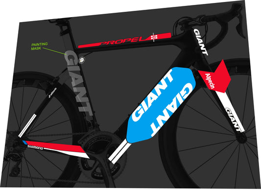 GIANT Propel (2016) Advanced SL Team Frame Decal Set - Bike Decal Replace