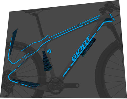 GIANT XTC (2015-2016) Advanced SL 27.5 Frame Decal Set - Bike Decal Replace
